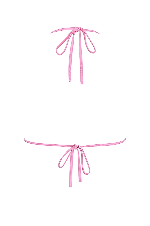 bikini-oberteil mit blütenmuster