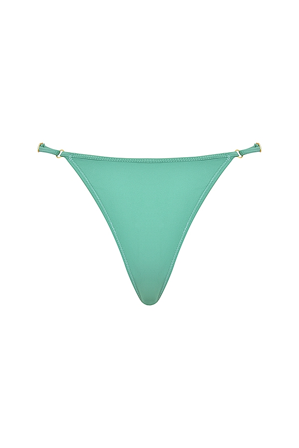 eukalyptusfarbener string-bikini-slip