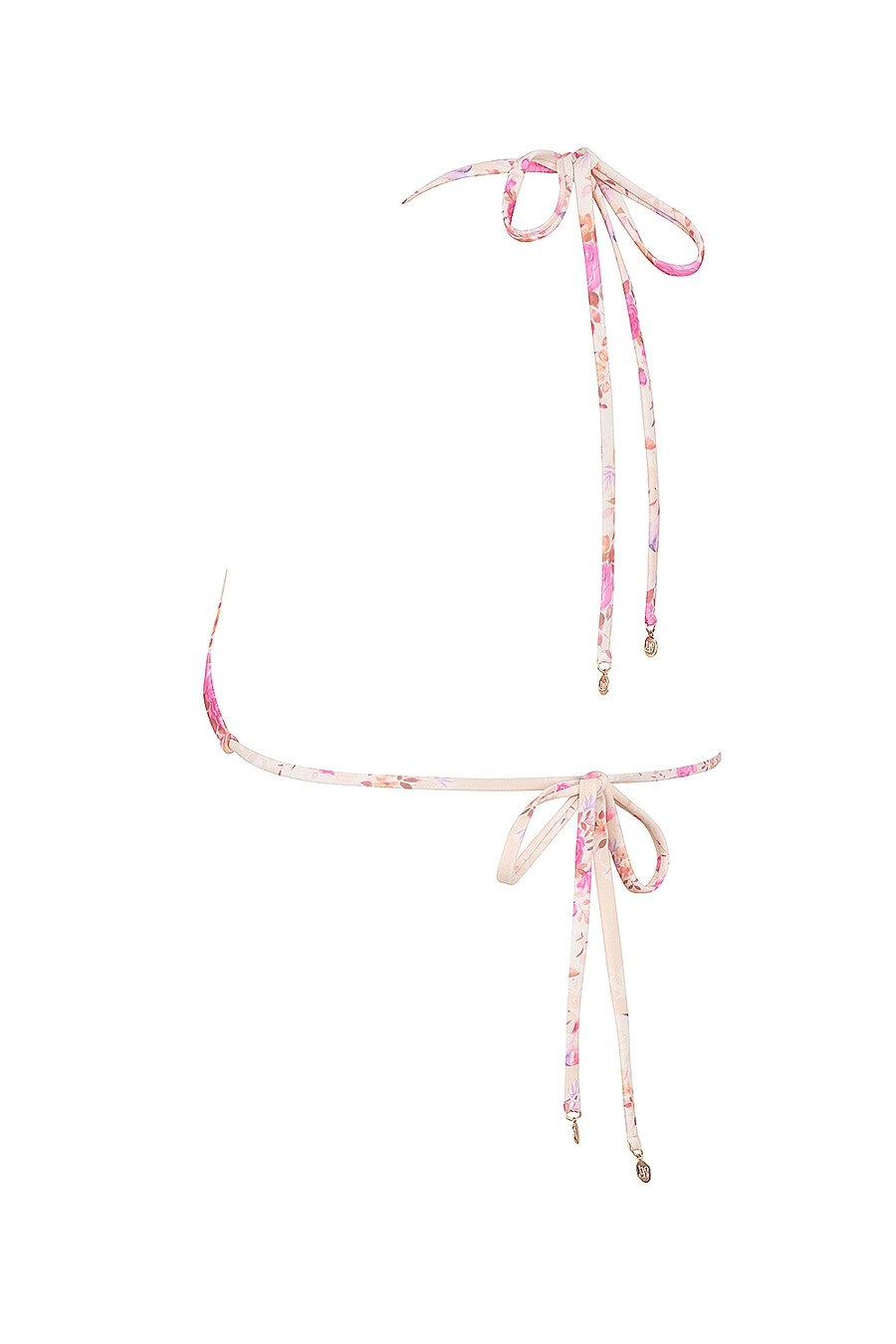 bikini-oberteil mit blumenmuster