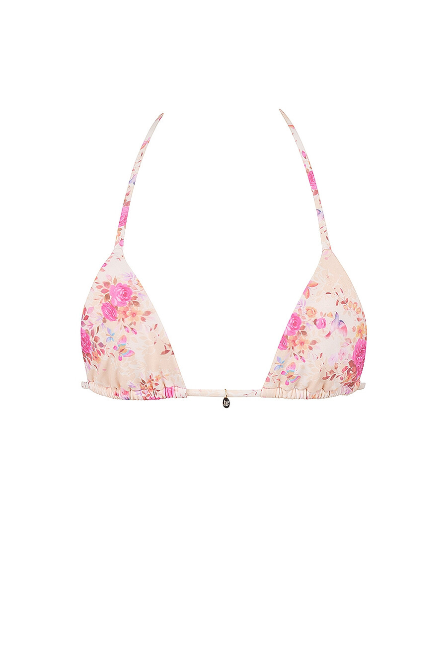 bikini-oberteil mit blumenmuster