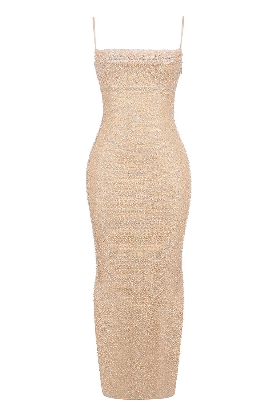 maxikleid mit seapear-verzierung