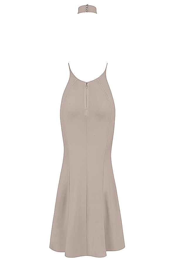 pilz-halterkleid