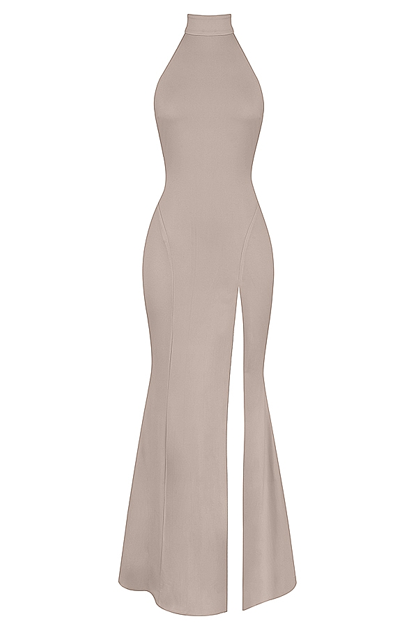 pilz-halterkleid