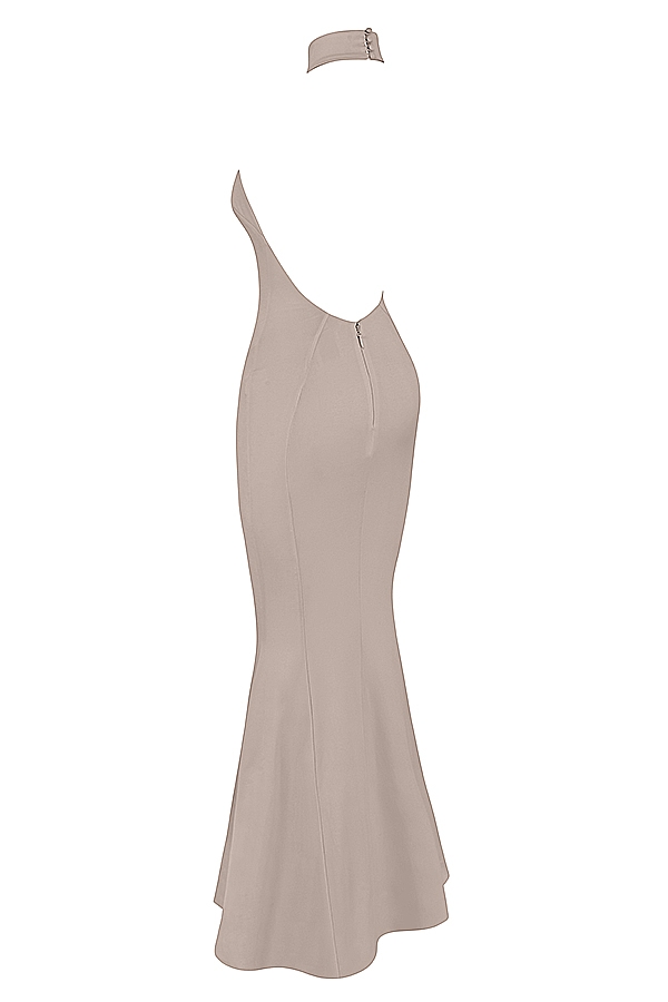 pilz-halterkleid