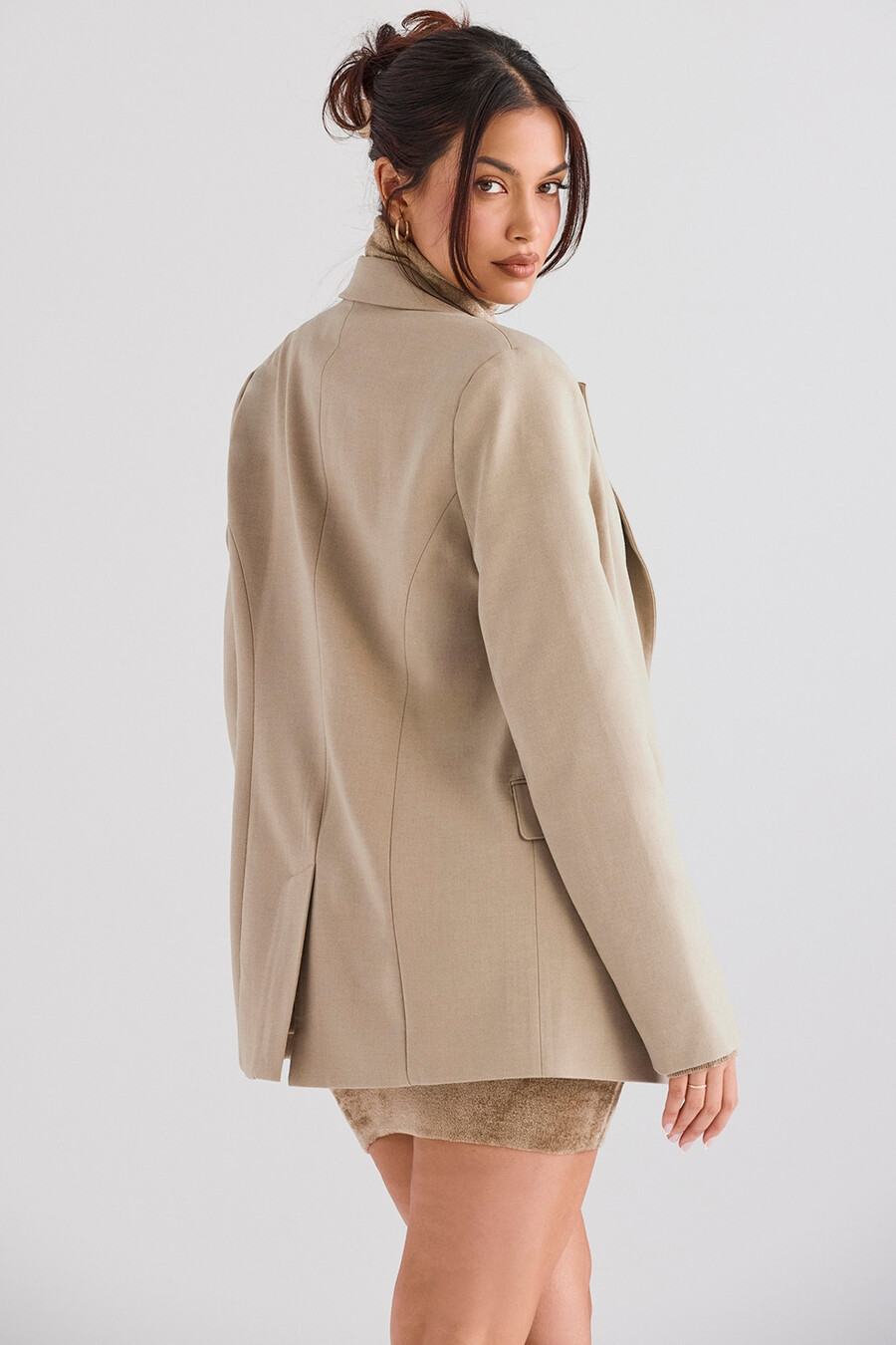 oversize-blazer in nerz