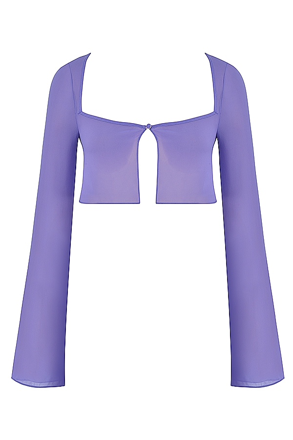 violettes strandkleid