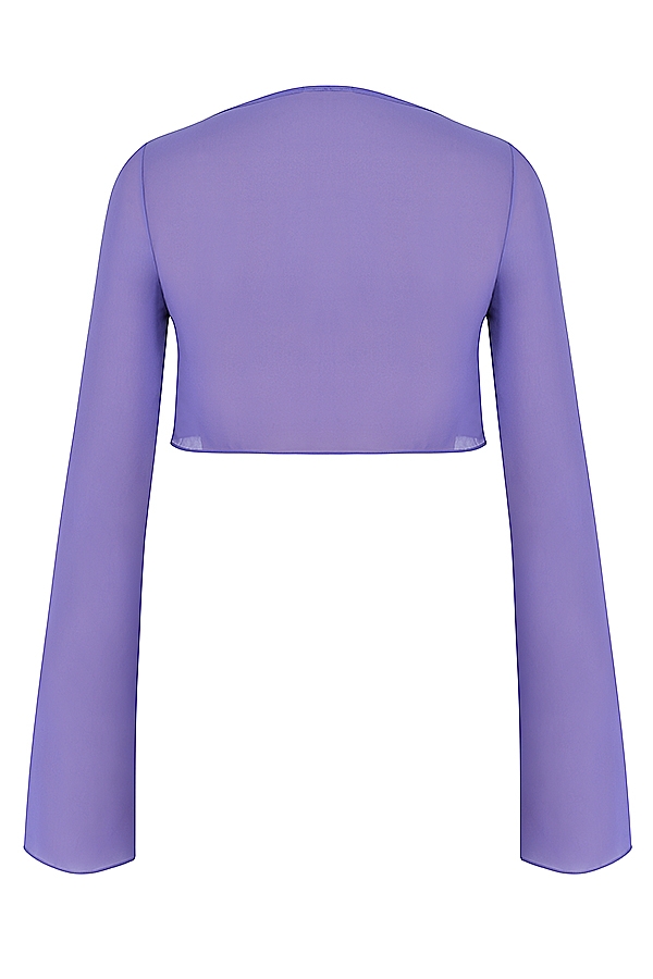 violettes strandkleid