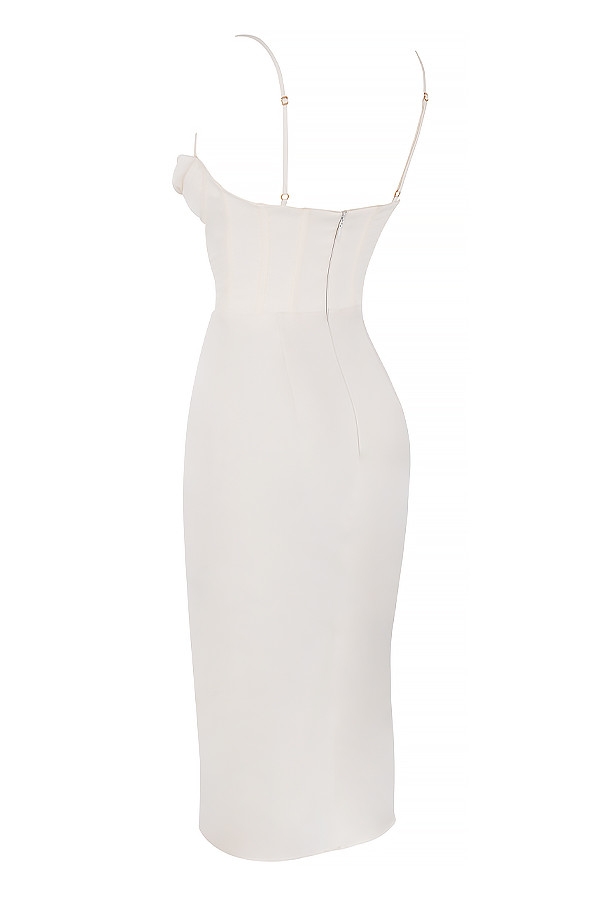 elfenbeinfarbenes korsett-unterkleid