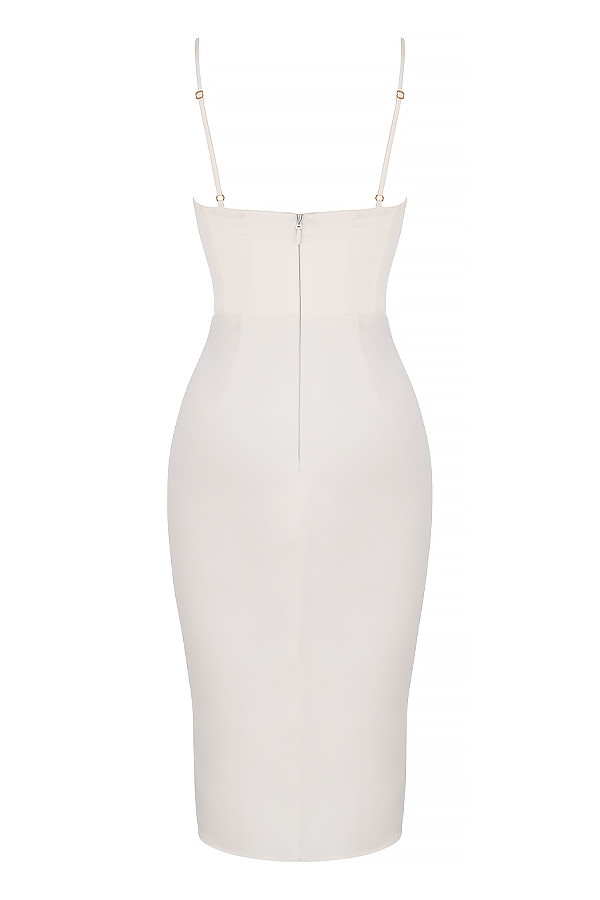 elfenbeinfarbenes korsett-unterkleid