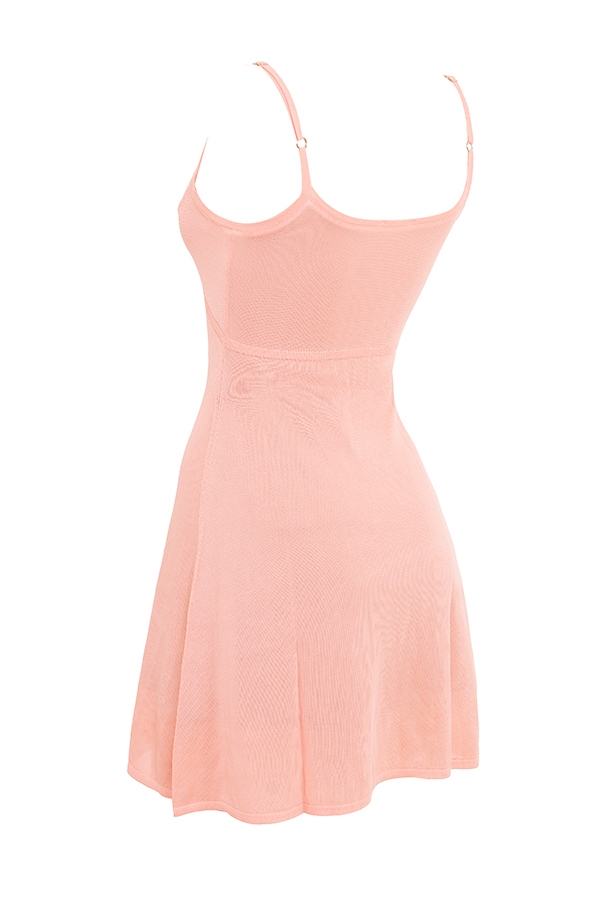 primrose transparentes strickminikleid