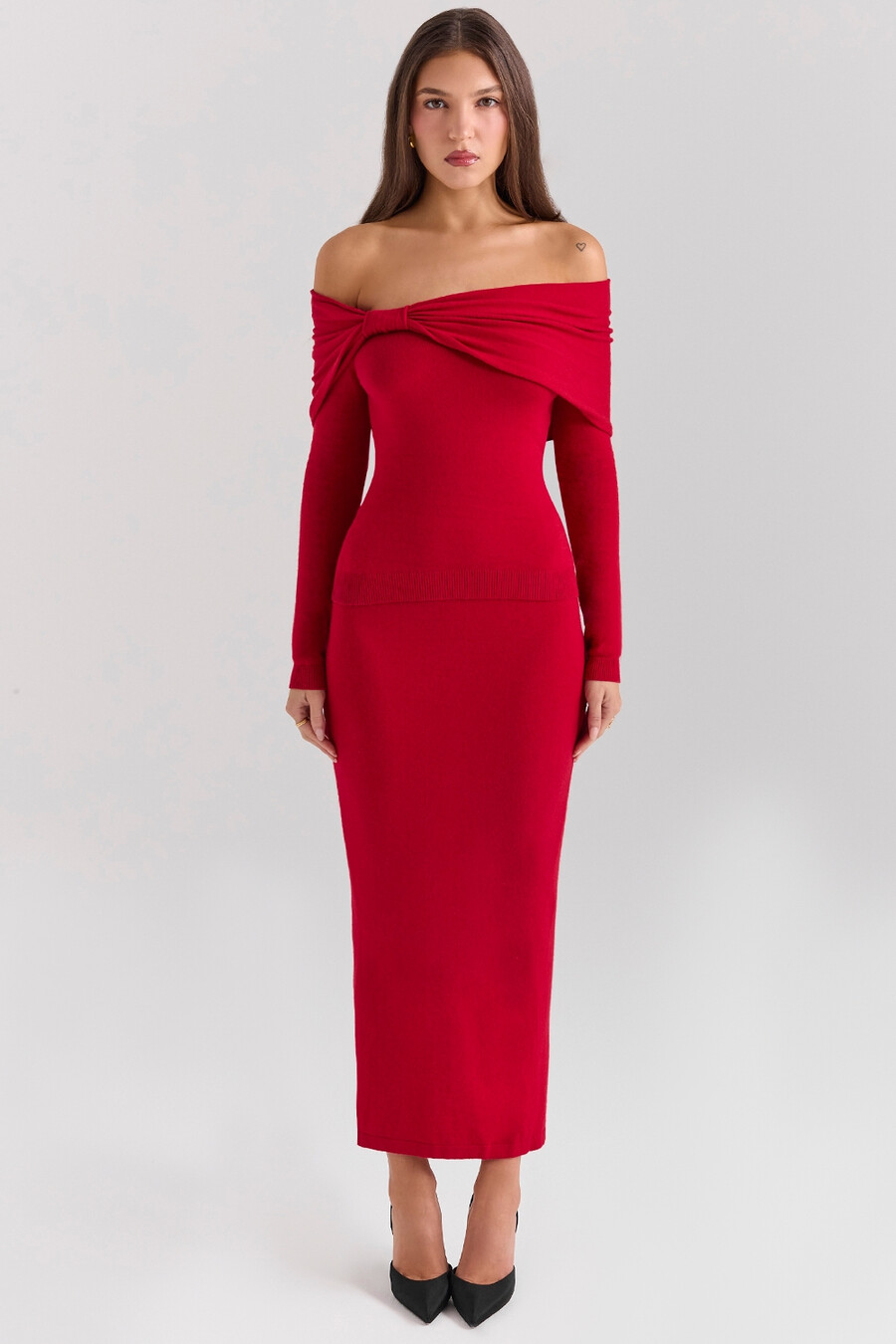 holly red kaschmir-mischpullover