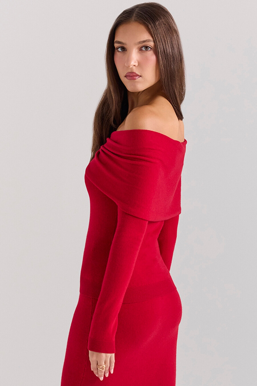 holly red kaschmir-mischpullover