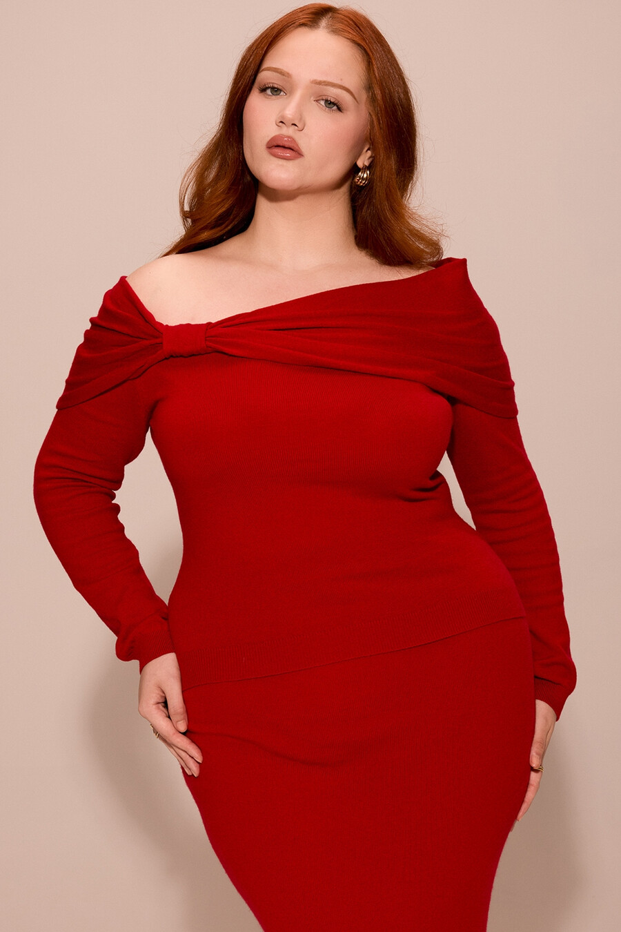 holly red kaschmir-mischpullover