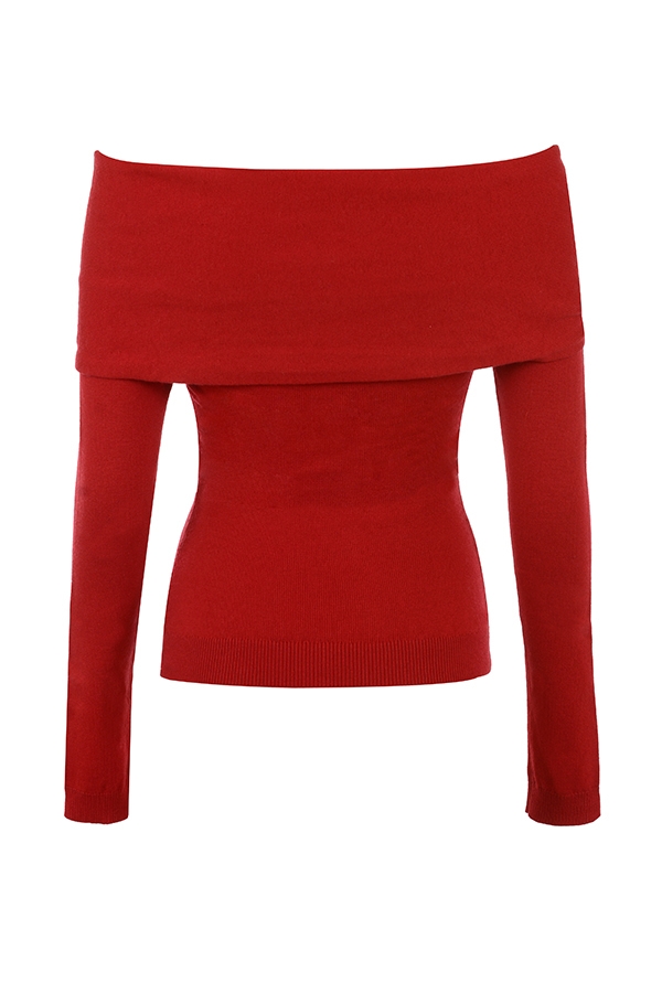 holly red kaschmir-mischpullover