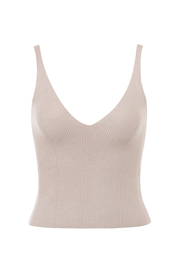 beige woll-kaschmir-camisole-top