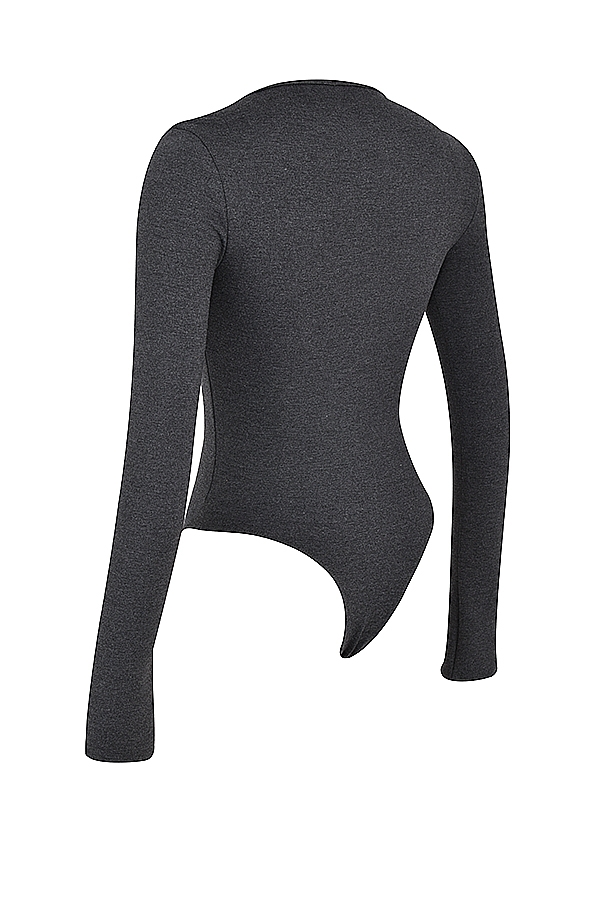 anthrazitfarbener loungewear-body