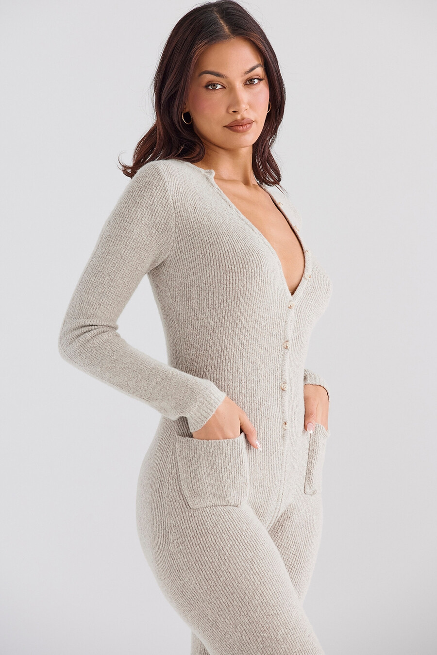 opal marl loungewear jumpsuit