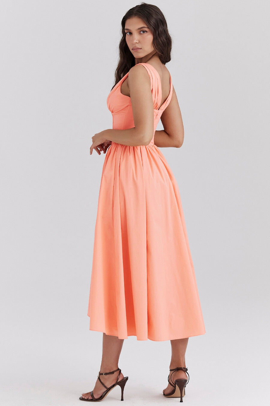 sorbet baumwoll-korsett-sommerkleid