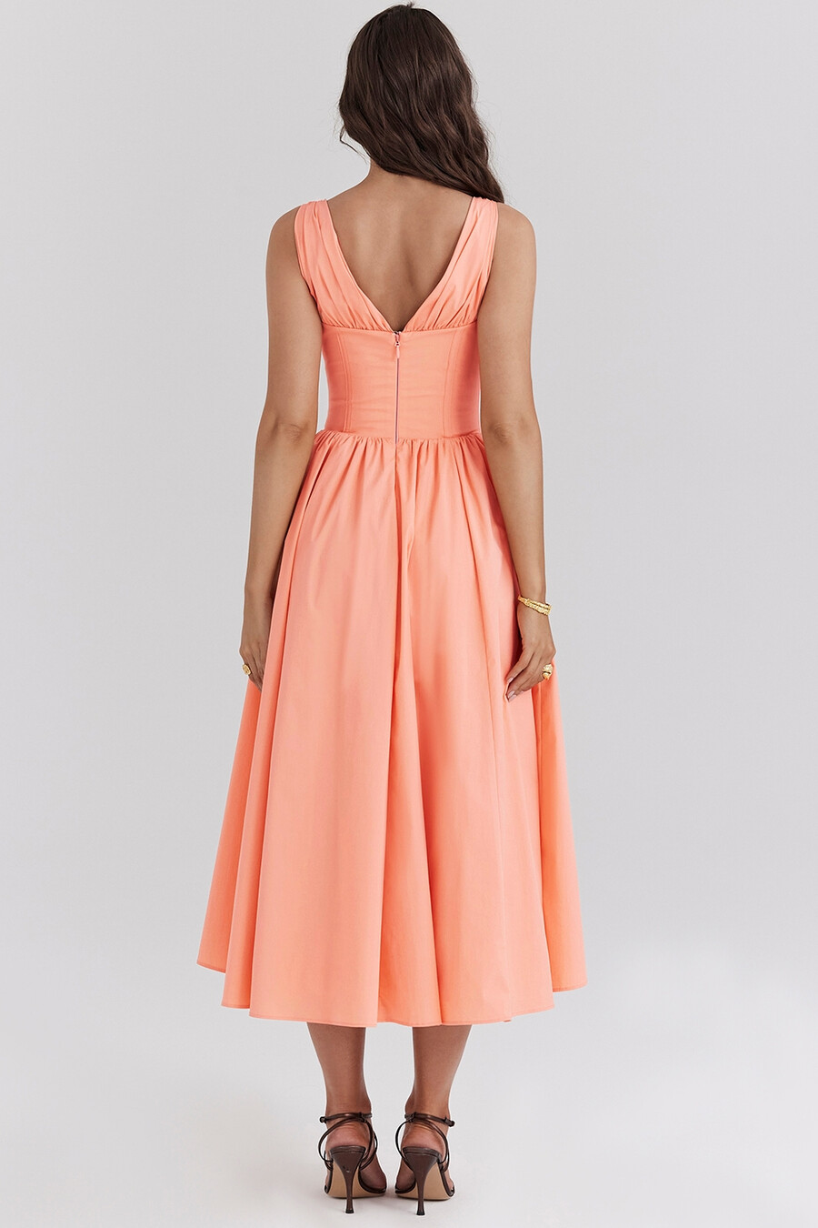 sorbet baumwoll-korsett-sommerkleid