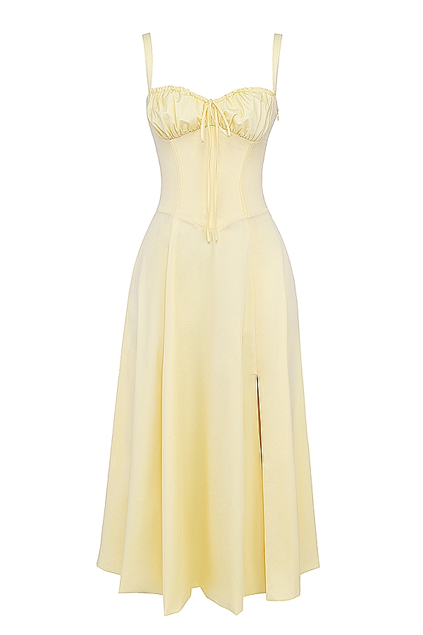 butterblumen-bustier-sommerkleid