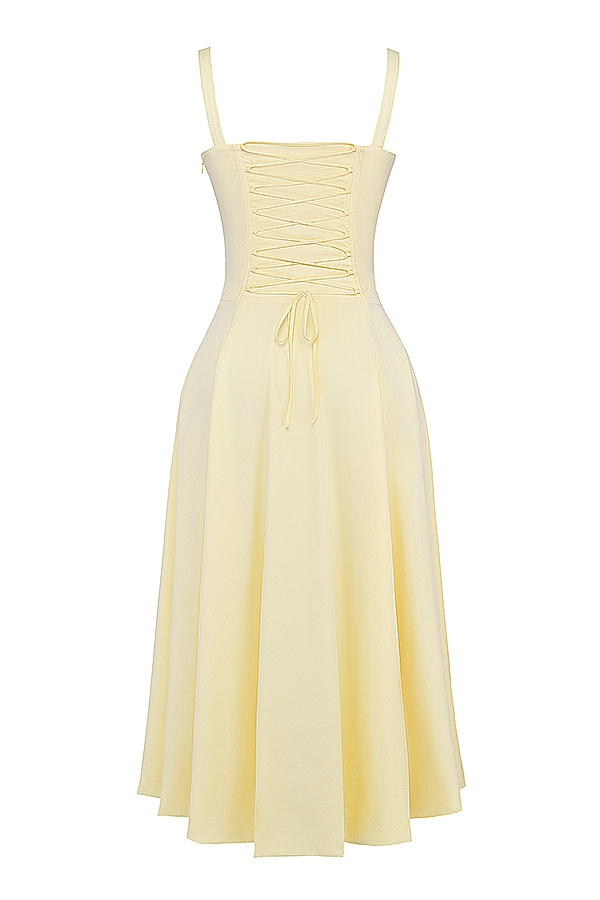 butterblumen-bustier-sommerkleid