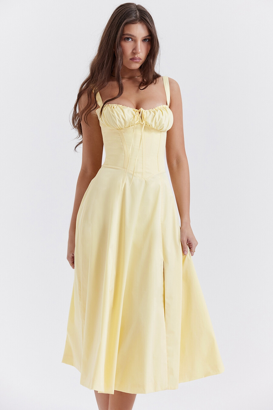 butterblumen-bustier-sommerkleid