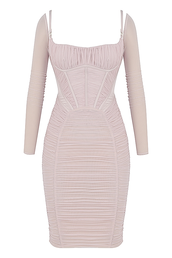 kristallbesetztes korsettkleid