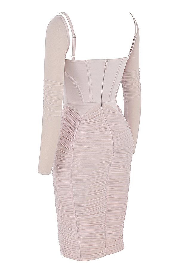 kristallbesetztes korsettkleid