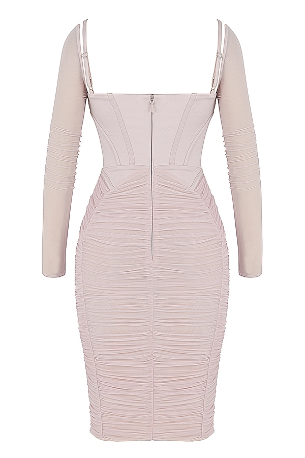 kristallbesetztes korsettkleid