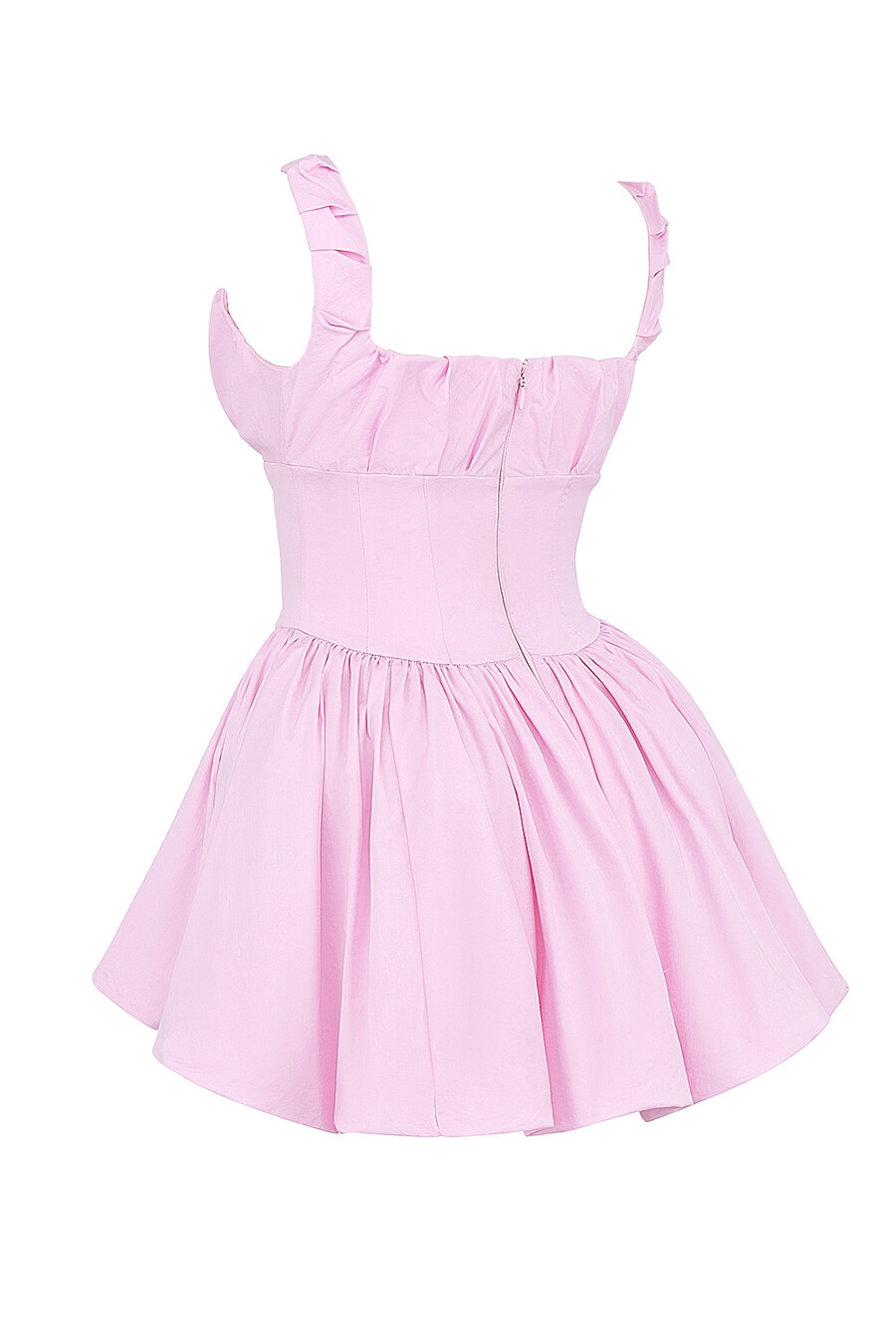 minikleid aus baumwolltüll in zuckerwatte-optik