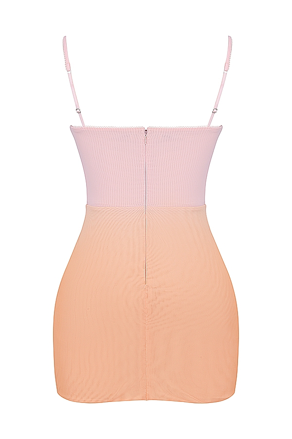 ombre minikleid