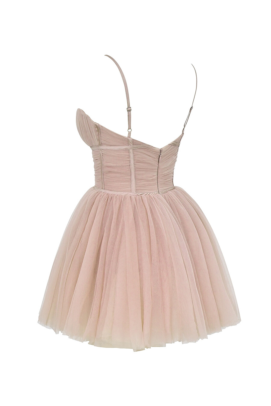 minikleid aus tüll mit französischem rosenmuster