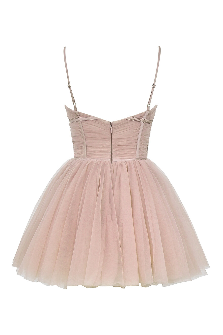minikleid aus tüll mit französischem rosenmuster