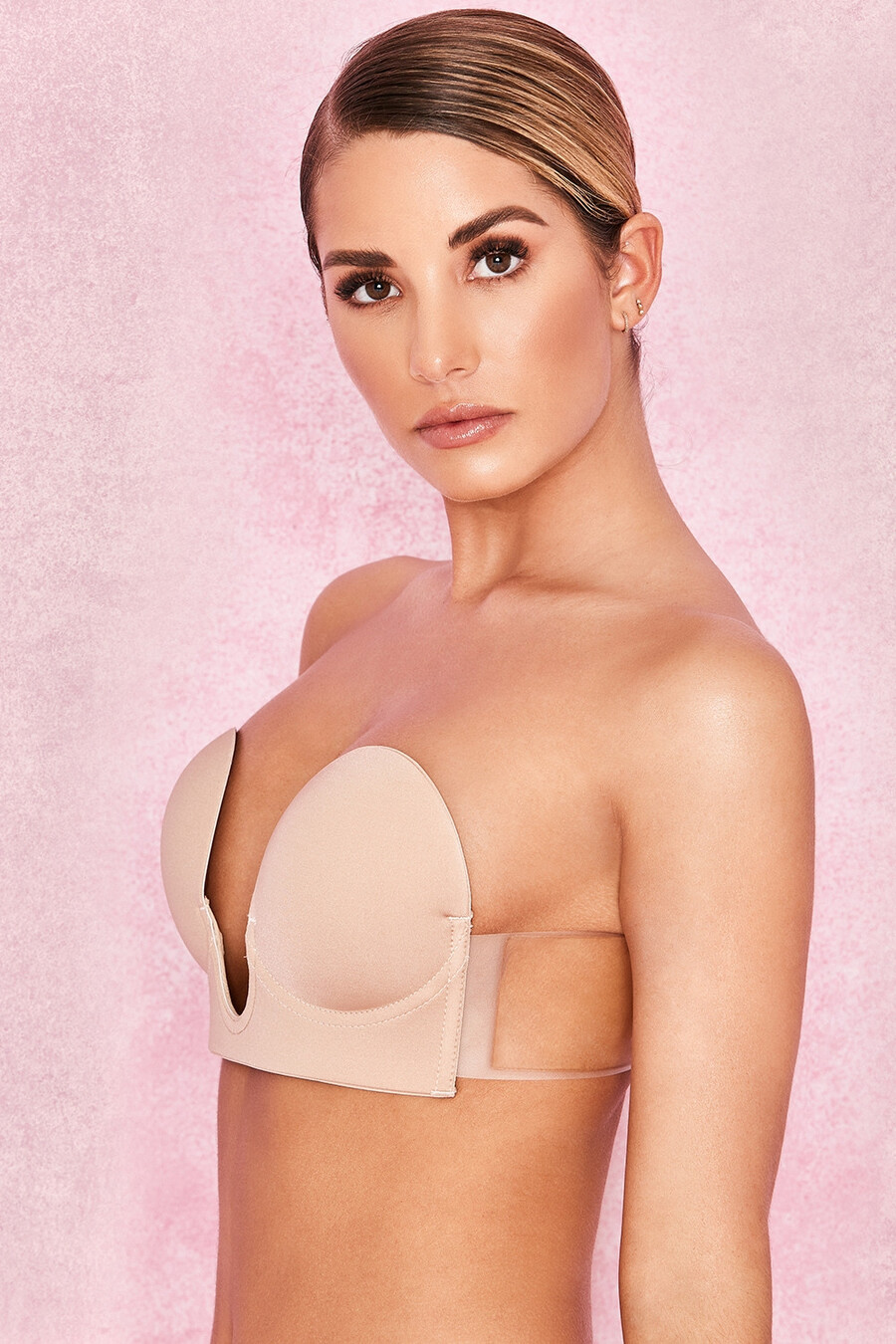 selbstklebender u-ausschnitt-bh – beige