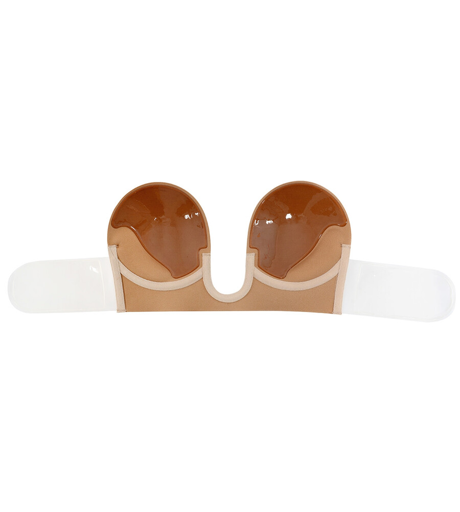selbstklebender u-ausschnitt-bh – karamell