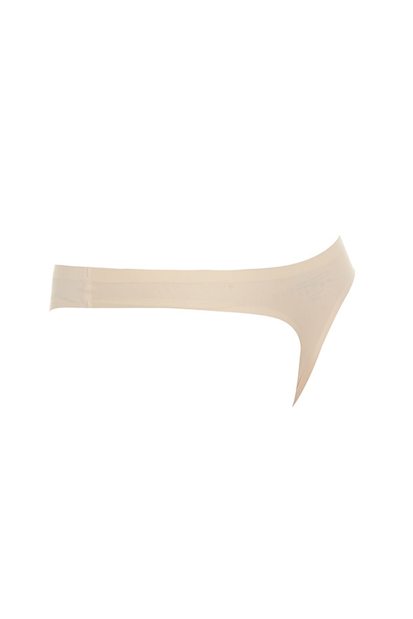 beigefarbener nahtloser string