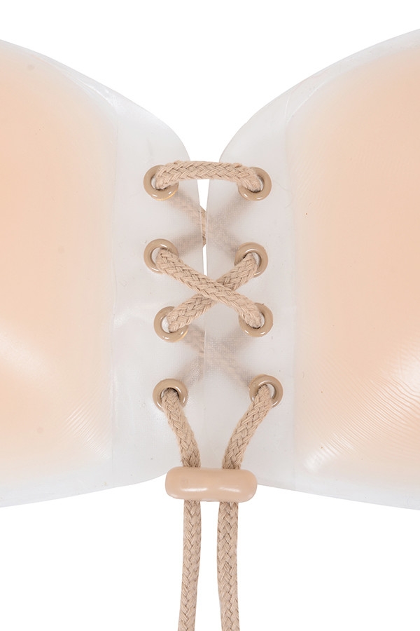 unsichtbarer silikon-push-up-bh – beige