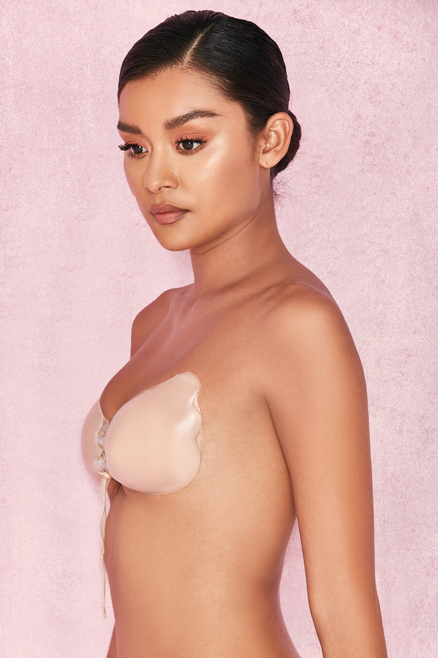 unsichtbarer silikon-push-up-bh – beige