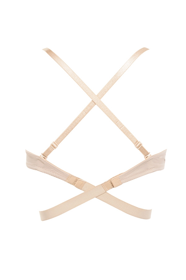 verstellbarer bh mit mehreren positionen – beige