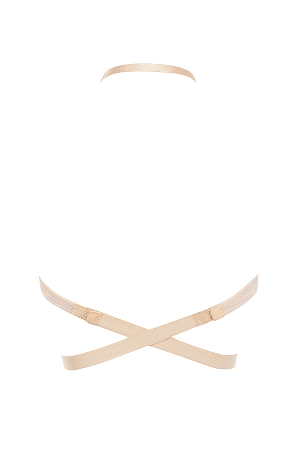verstellbarer bh mit mehreren positionen – beige
