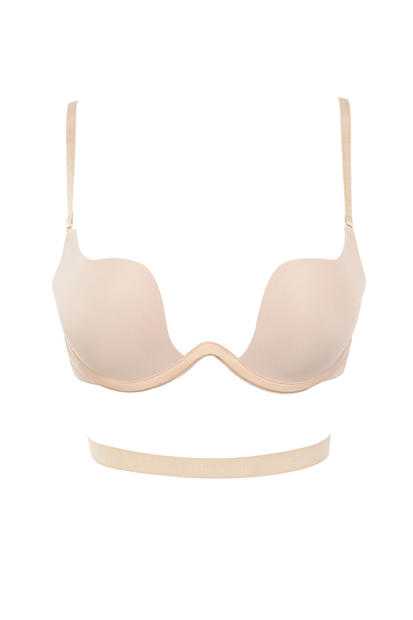 verstellbarer bh mit mehreren positionen – beige