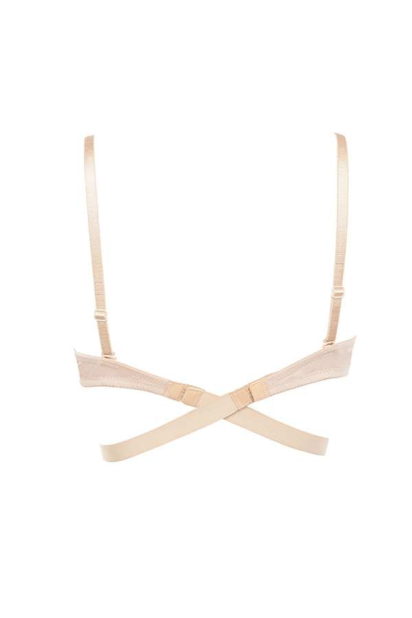 verstellbarer bh mit mehreren positionen – beige