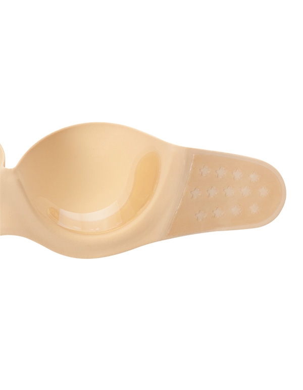 trägerloser rückenfreier vorgeformter klebe-bh – beige