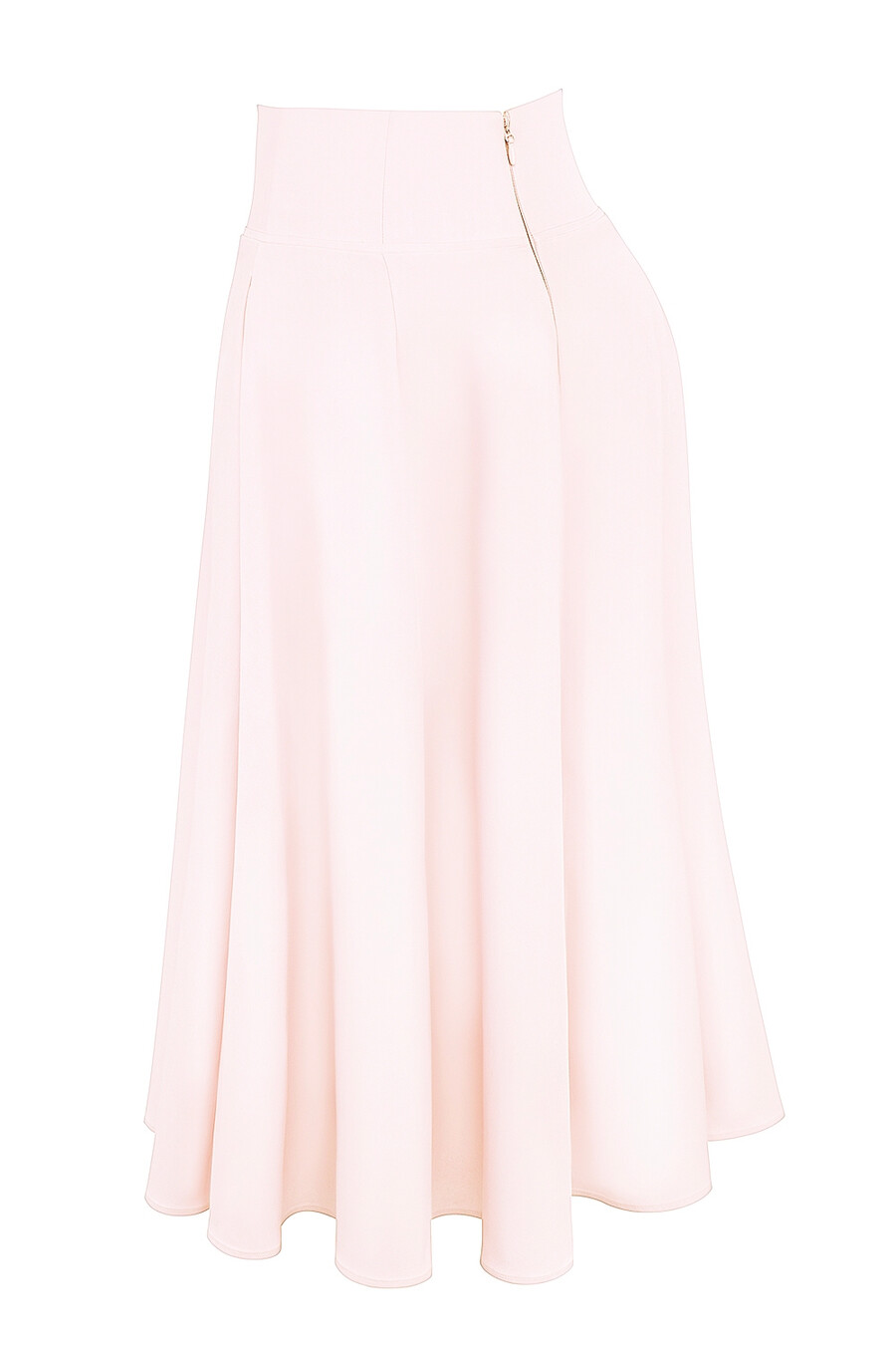 ballerina-rosa a-linien-midirock