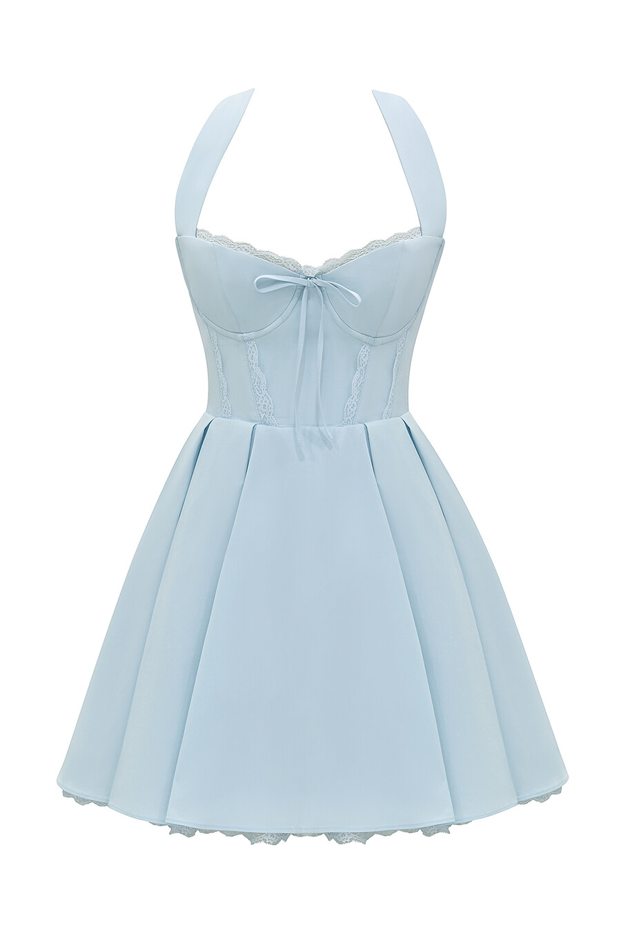 bluebell baumwoll-halter-minikleid