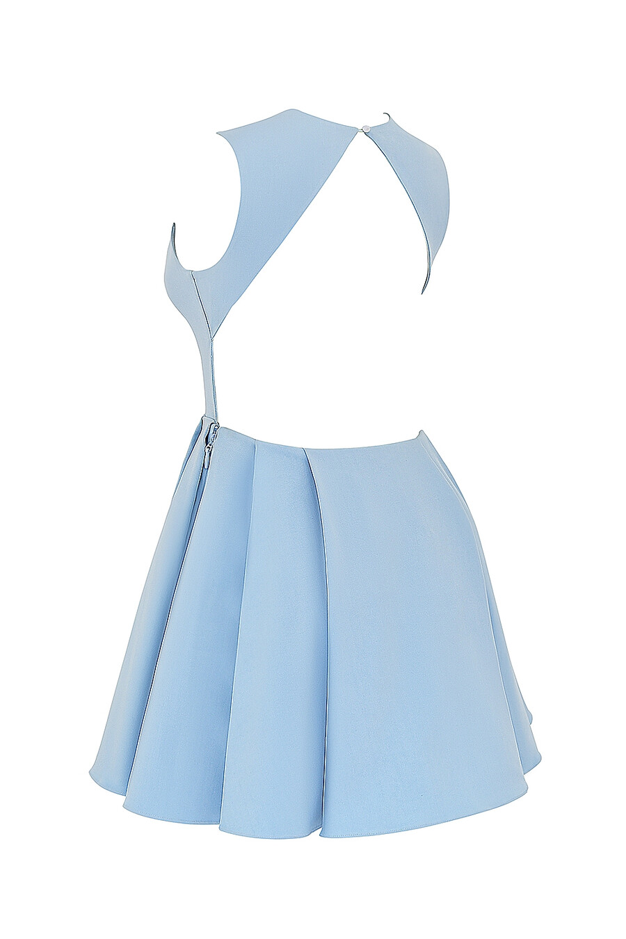 minikleid aus toskanischem blauem twill