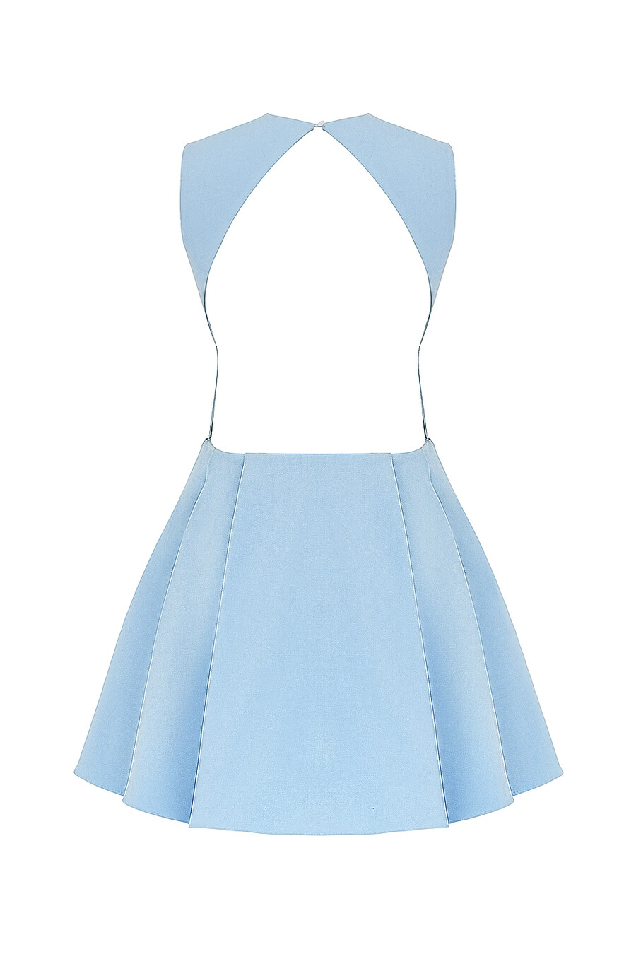 minikleid aus toskanischem blauem twill