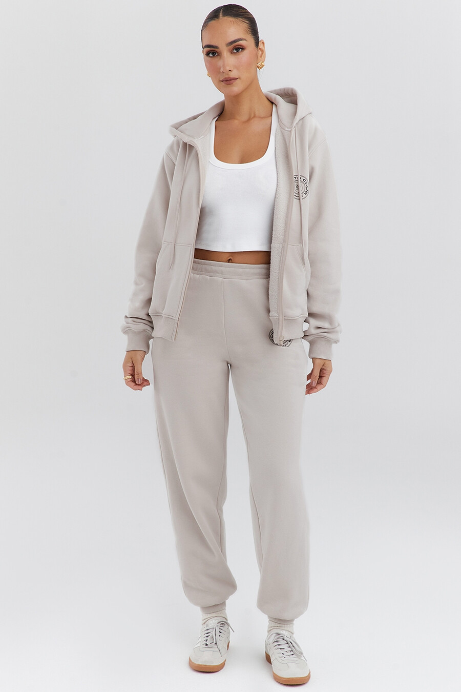 cloud zip through hoodie
