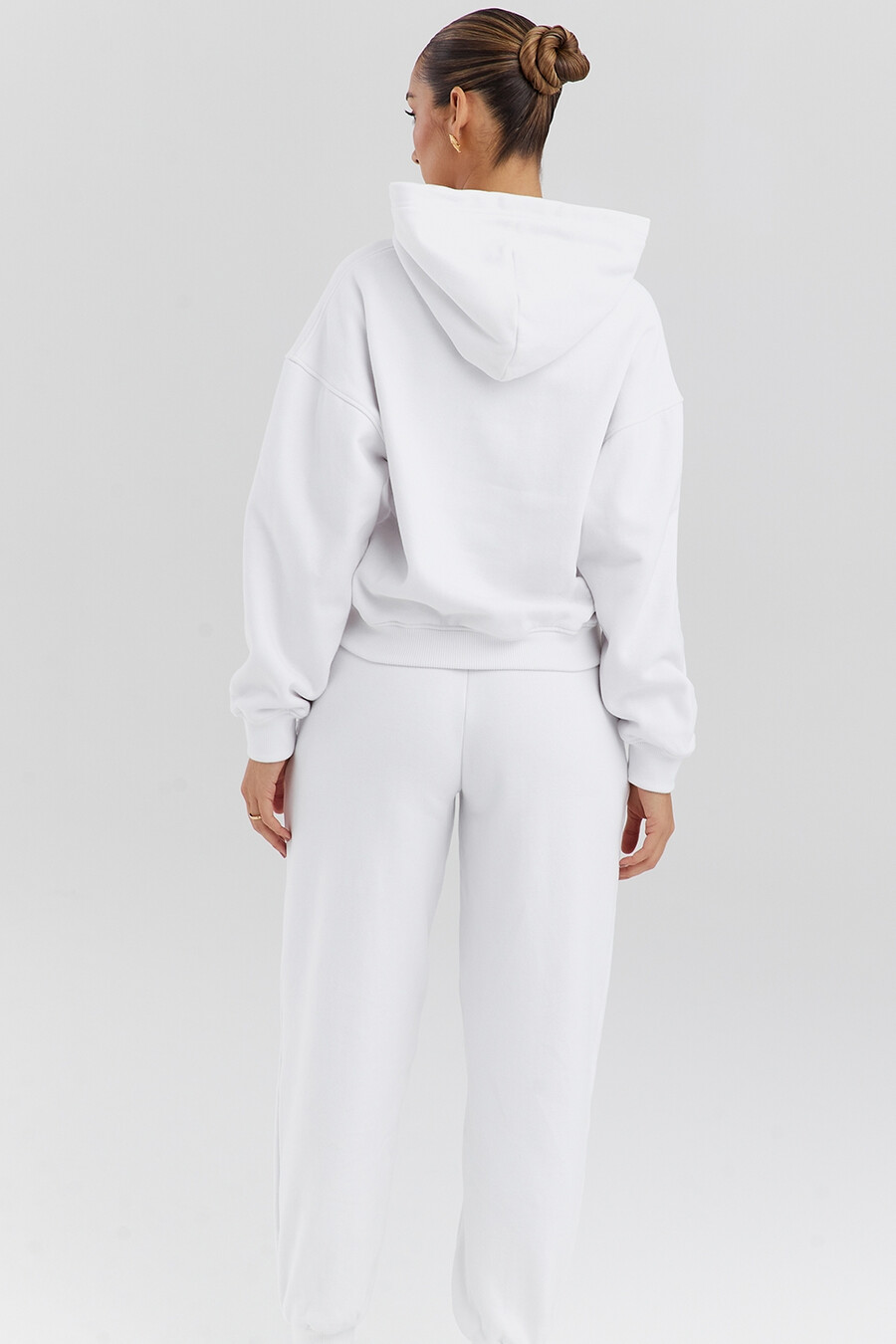 weißer hoodie