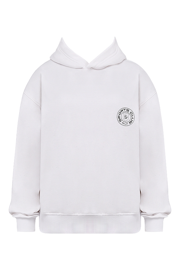 weißer hoodie